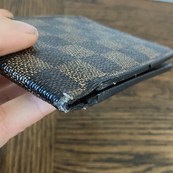 Louis Vuitton authentic vintage damier ebene bifold slim wallet - Picture 4 of 8